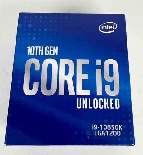 Intel core 10850k cores - 10,